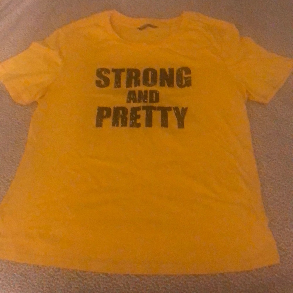 Graphic Letter Round Neck Tee (Never Worn)